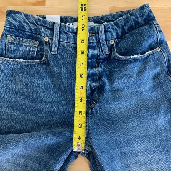 NWT NEW Good American Good Icon Straight Leg High Rise Jeans Size 00 / 24 - Picture 12 of 12